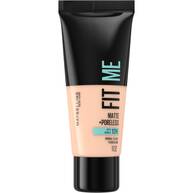 Maybelline Fit Me Matte  Poreless Medium Coverage Matte Blendable Normal To Oily Skin Foundation 102 Fair Ivory