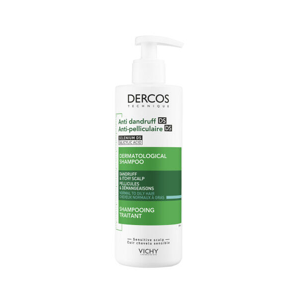 Vichy Dercos Anti-Dandruff Shampoo for Oily Hair and Scalp 390ml