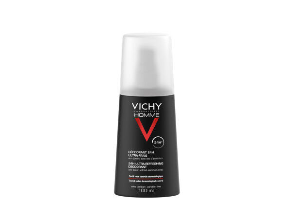 Vichy Homme 24HR Ultra-Fresh Deodorant Spray 100ml