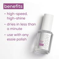 Essie Nail Polish Nail Care Speed Setter Quick Dry Ultra Shine Fast Drying Nail Polish Top Coat 13.5ml