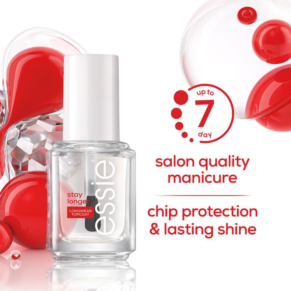Essie Care Stay Longer Premium Longwear Top Coat - 13.5ml