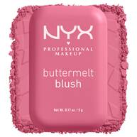 NYX Professional Makeup Buttermelt Powder Blush, Up To 12H Wear, Seamless Blending, Fade and Transfer Resistant, With Shea and Mango Butter, Vegan Formula, Shade: For The Butta