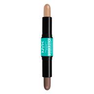 NYX Professional Makeup Highlight & Contour Stick, Wonder Dual-Ended Contour Stick, Shape, Brighten & Blend, Highly Pigmented, Cruelty Free & Vegan Formula, Ultra Creamy